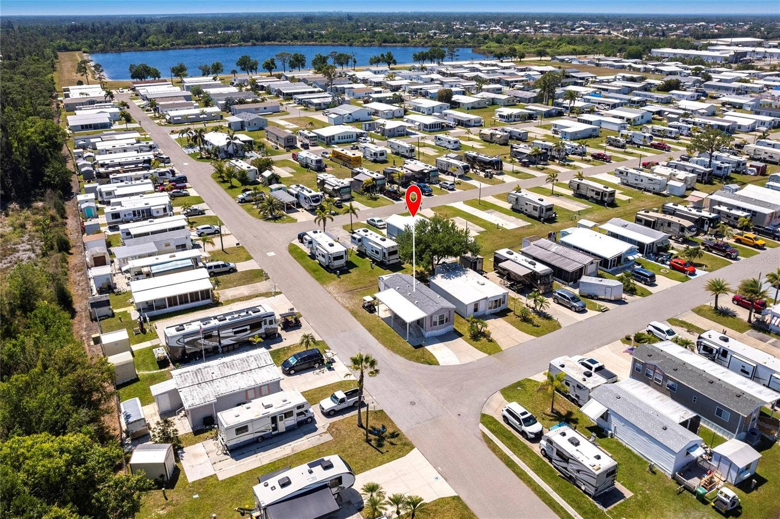 1329 TROUT, Punta Gorda, FL 33950 Aerial view