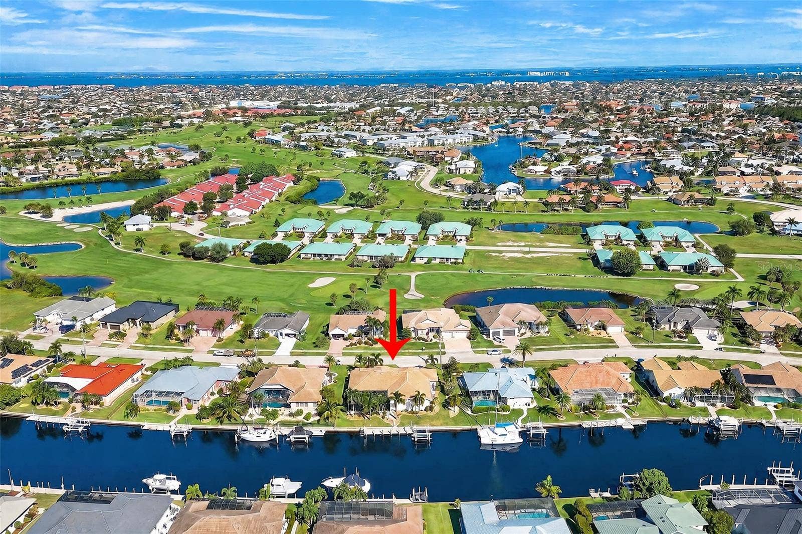 1535 SUZI STREET, Punta Gorda, FL 33950 Aerial Back View