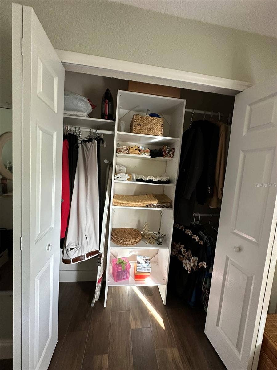 Closet organizer in 2nd bedroom