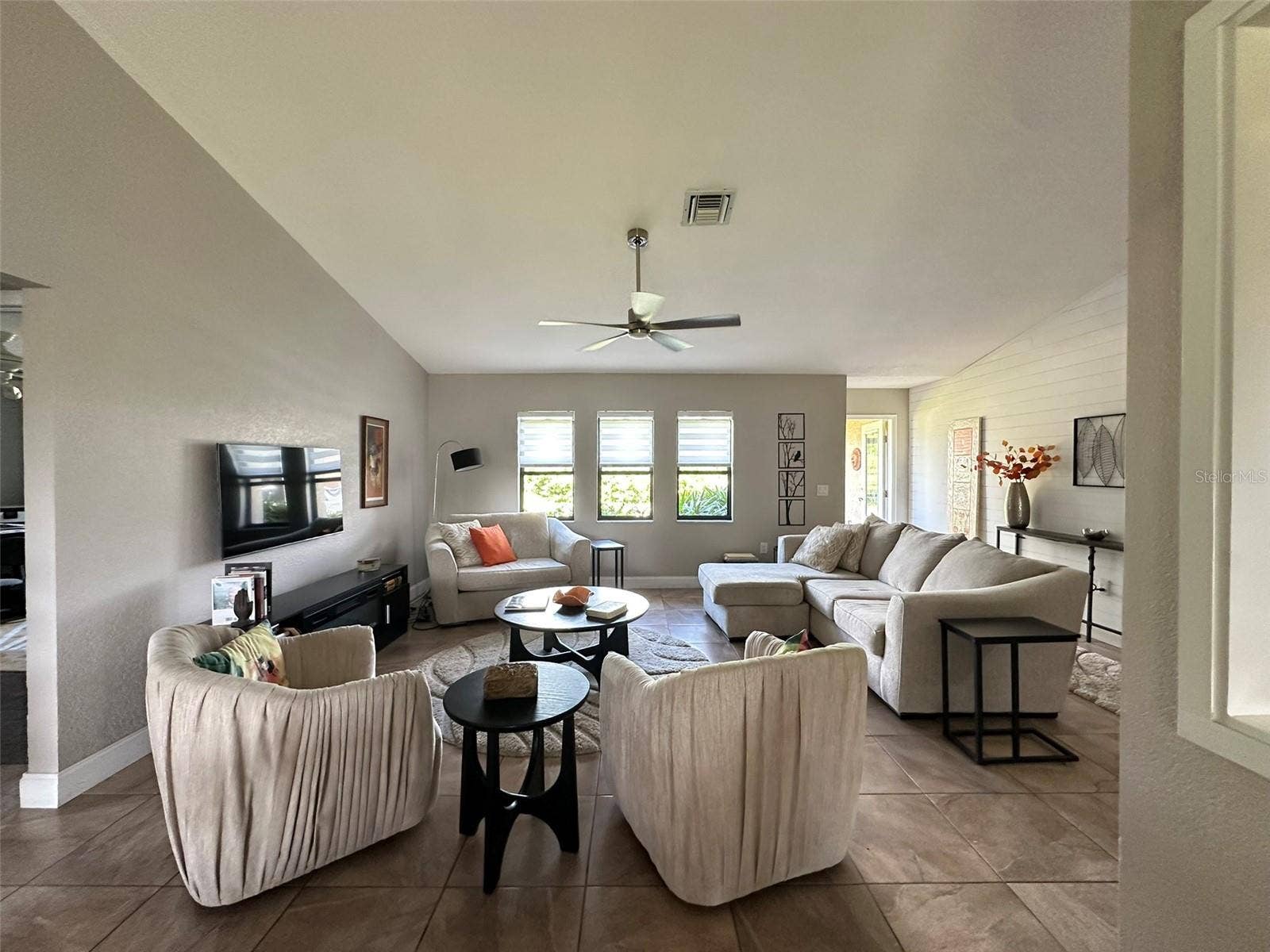 Living room from dining room