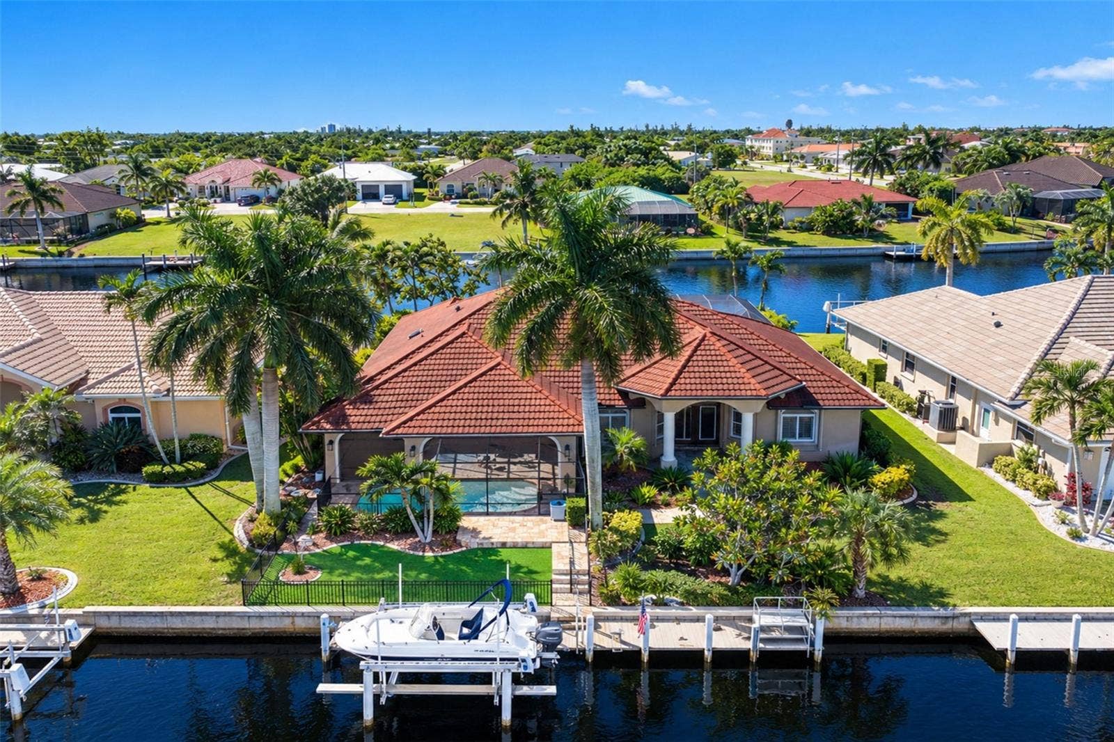 321 PALM ISLES CT, Punta Gorda, FL 33950 Rear View