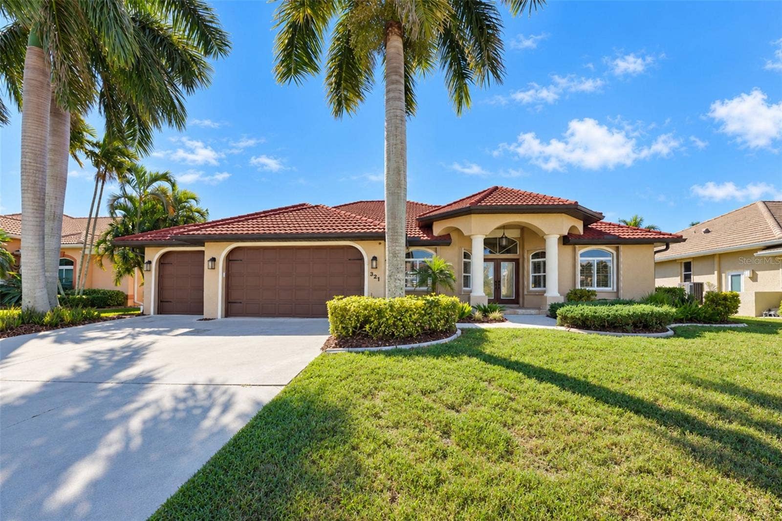 321 PALM ISLES CT, Punta Gorda, FL 33950 Front Elevation