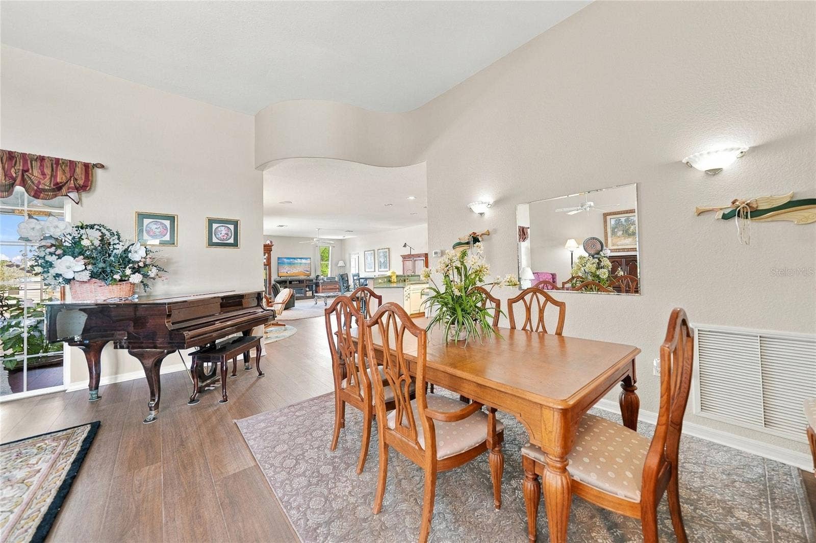 Formal Living and Dining Rooms, BRAND New Flooring, Custom Built Home, One Owner, 12 Ft Ceilings
