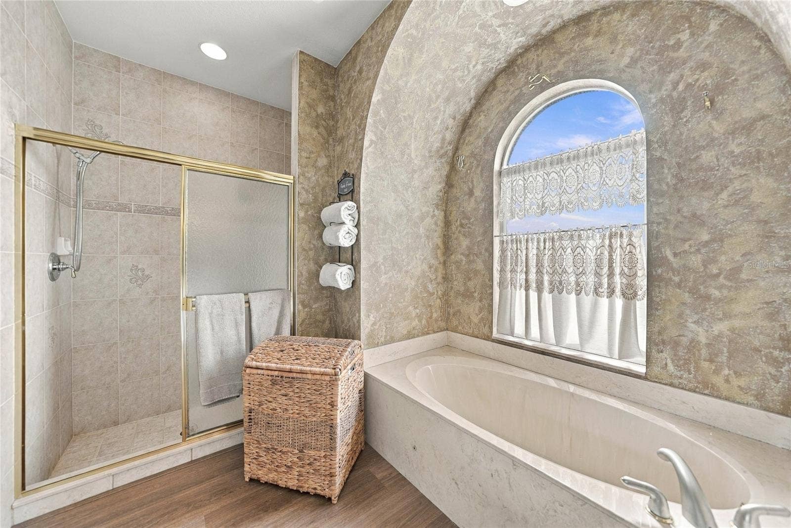 En Suite with Dual Sinks, Garden Tub and Separate Shower, Walk-In Closet
