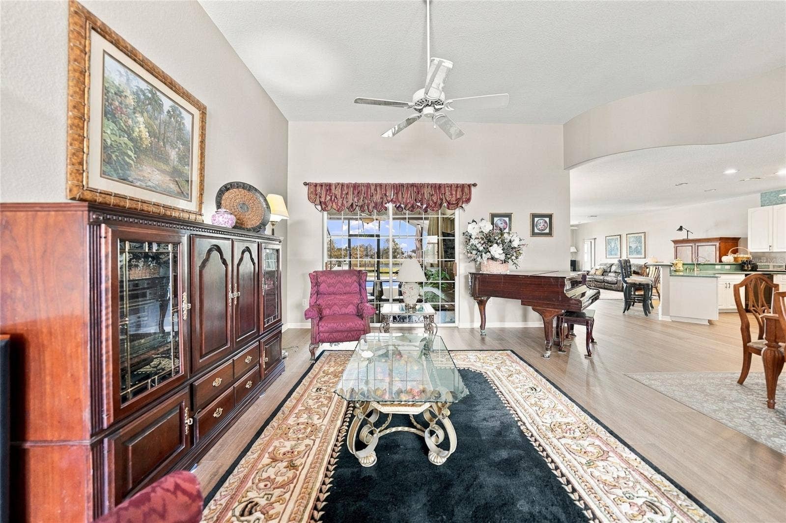 Formal Living and Dining Rooms, BRAND New Flooring, Custom Built Home, One Owner, 12 Ft Ceilings