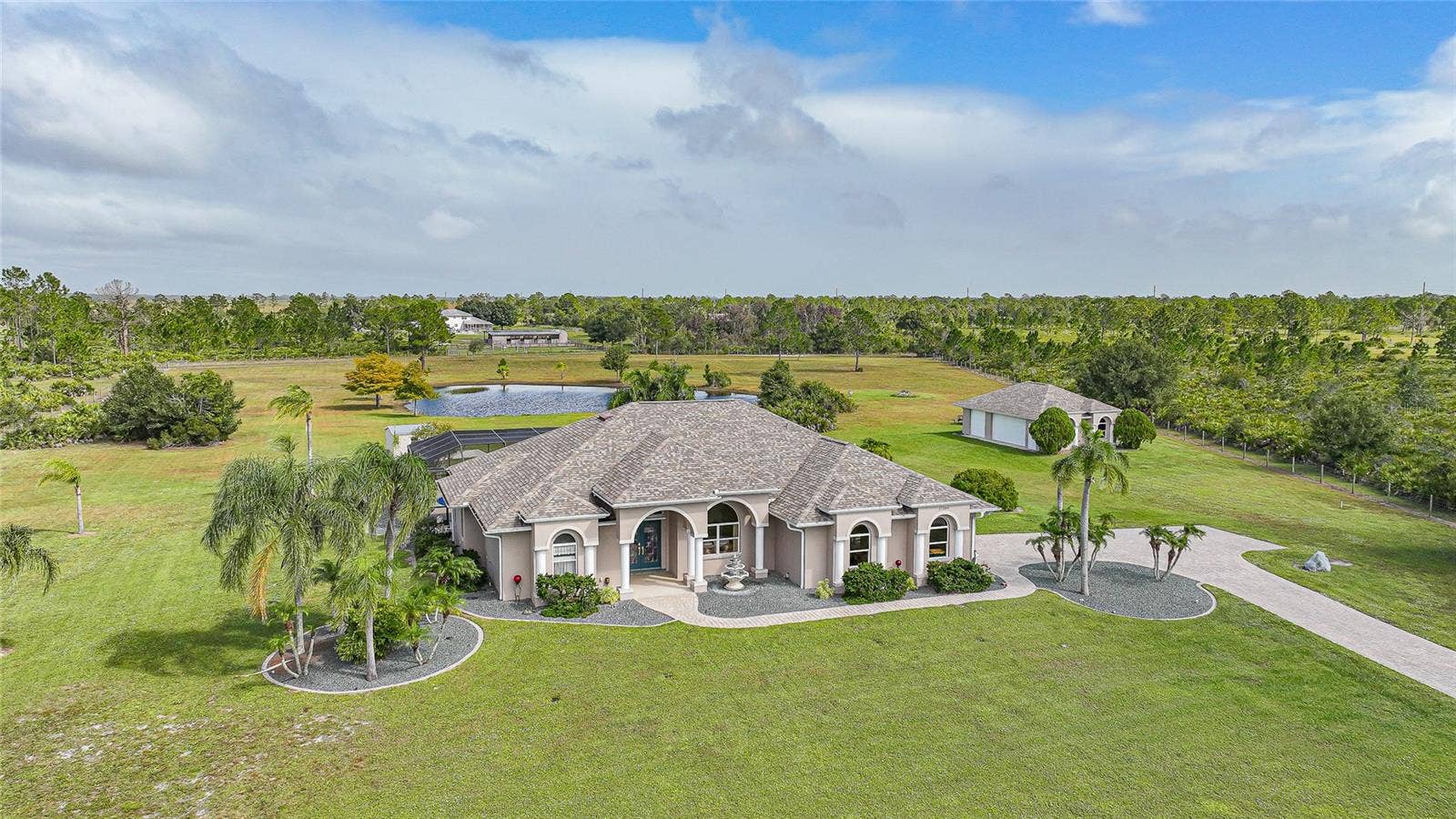 One Owner - Custom Built. Gated Entry, Paver Drive
