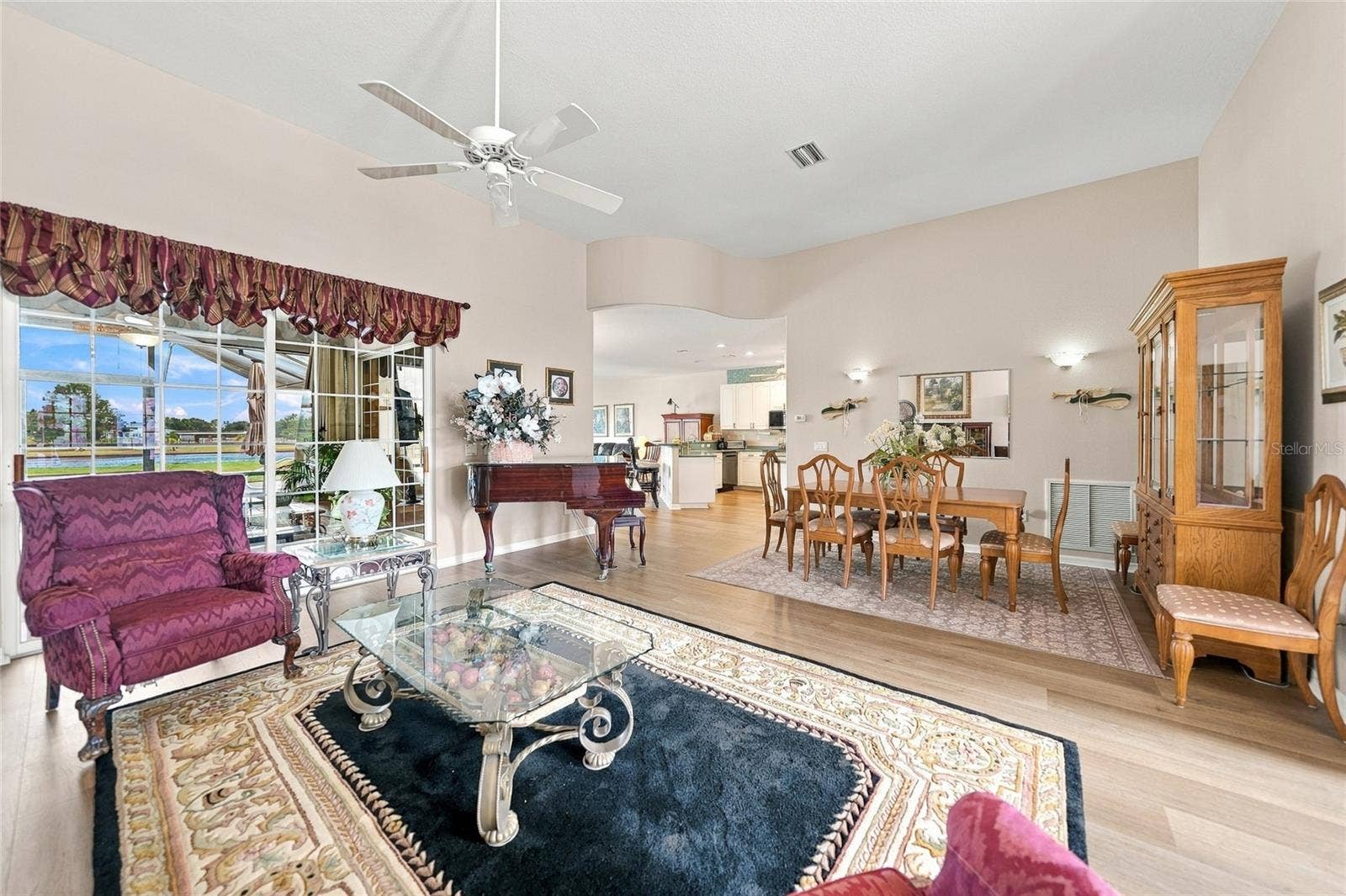 Formal Living and Dining Rooms, BRAND New Flooring, Custom Built Home, One Owner, 12 Ft Ceilings