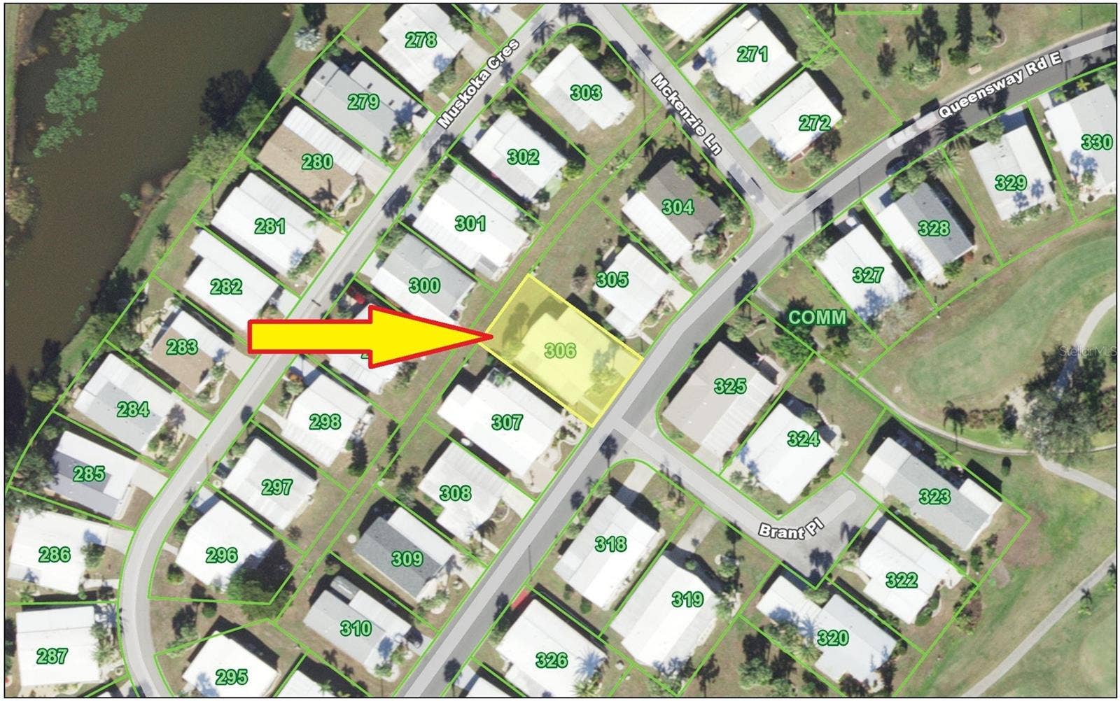 Lot layout