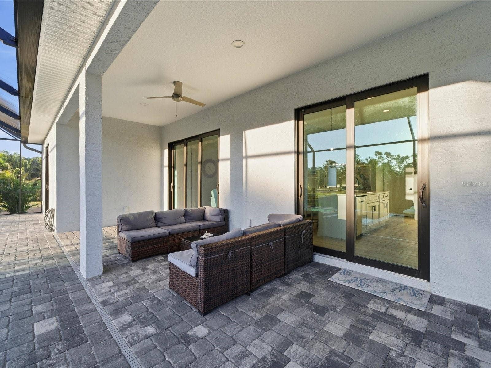 149 LONG MEADOW LANE, Rotonda West, FL 33947 Covered lanai area