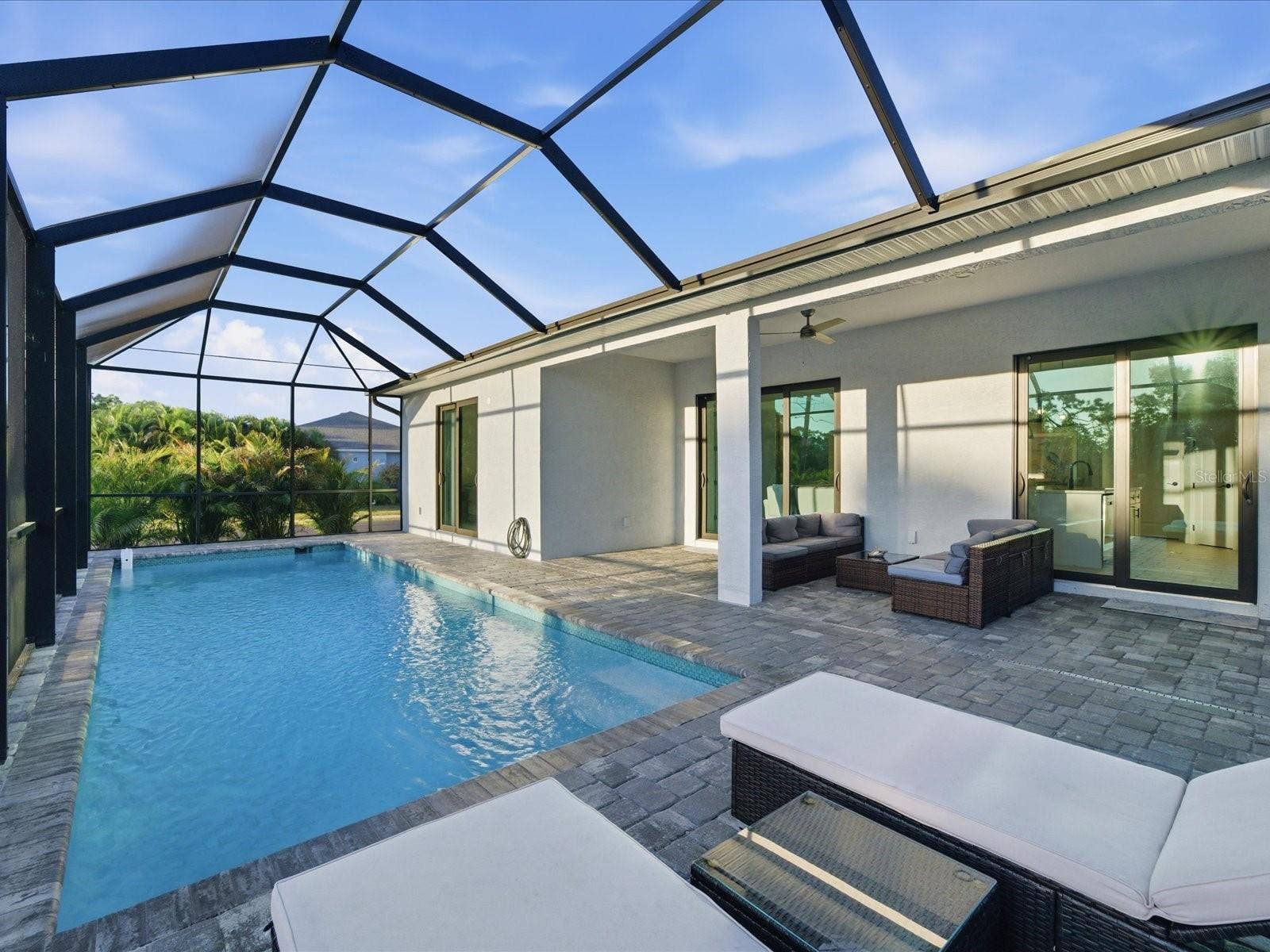 149 LONG MEADOW LANE, Rotonda West, FL 33947 Pool & Lanai area