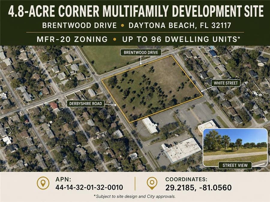 Property photo for 0 BRENTWOOD DRIVE, Daytona Beach, FL