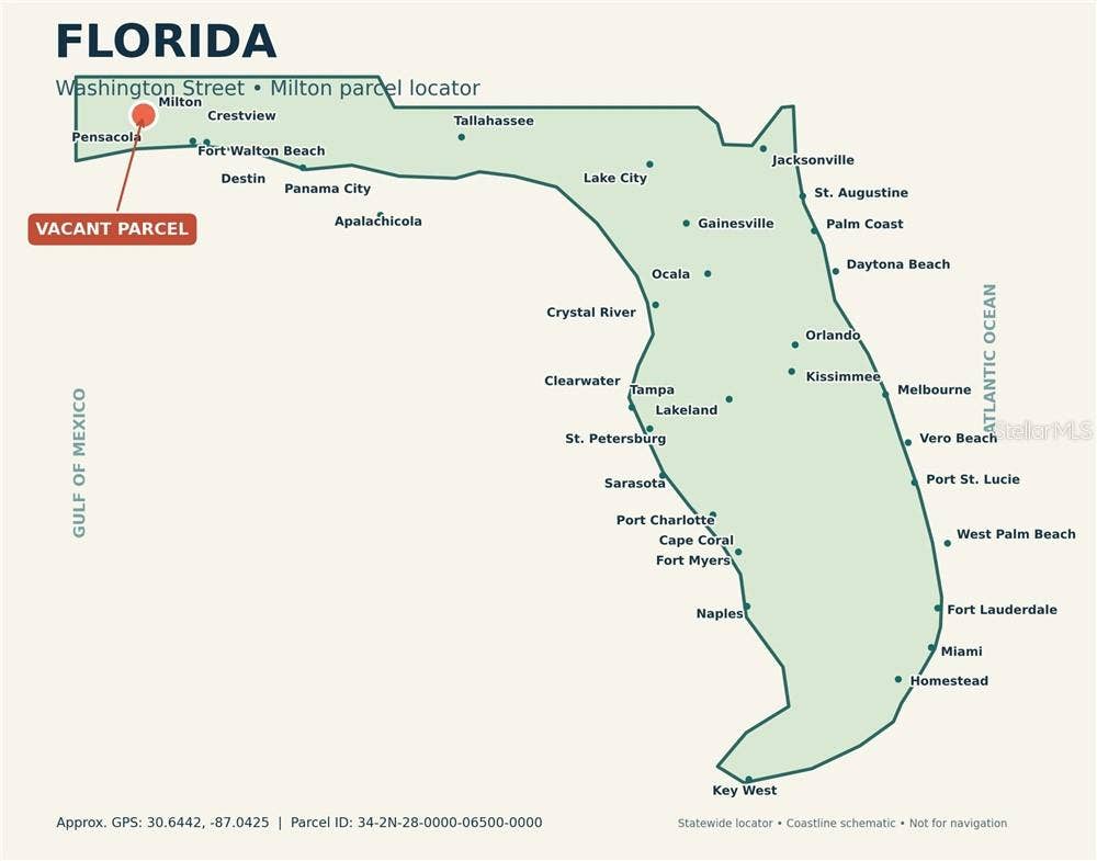 0 WASHINGTON STREET, Milton, FL 32570