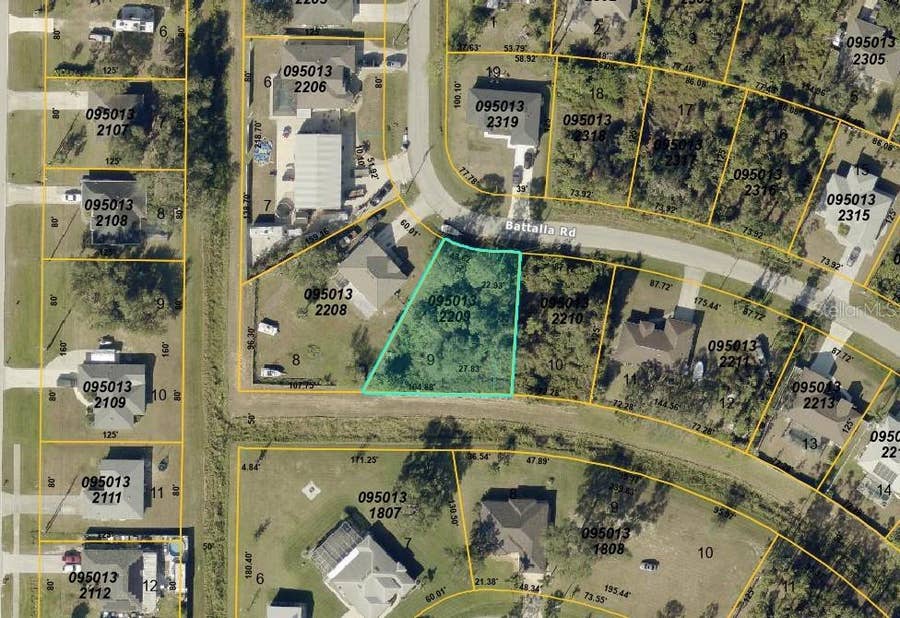 Property photo for Lot #9 BATTALLA ROAD, North Port, FL