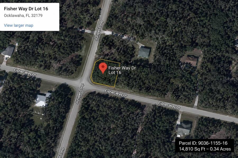 Property photo for FISHER WAY DR LOT 16, Ocklawaha, FL