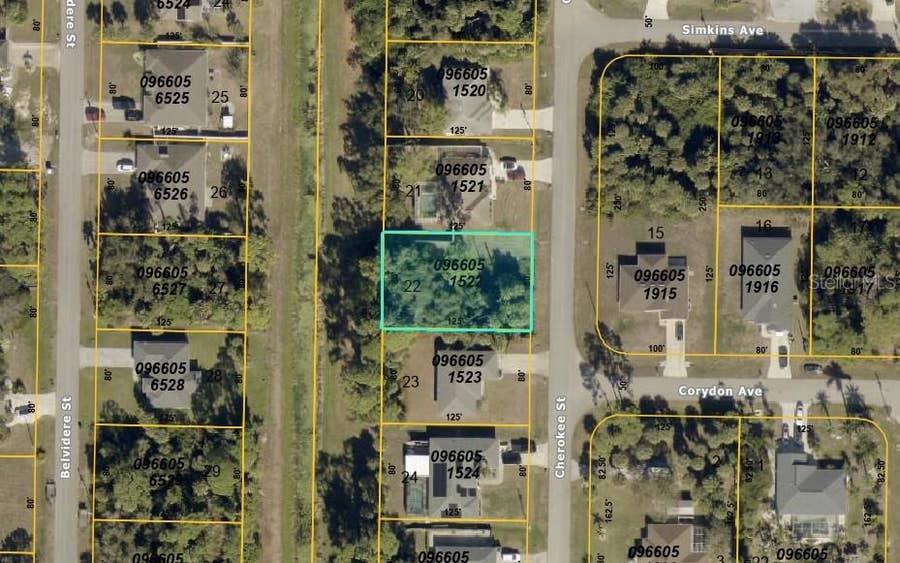 Property photo for Lot 22 CHEROKEE STREET, North Port, FL