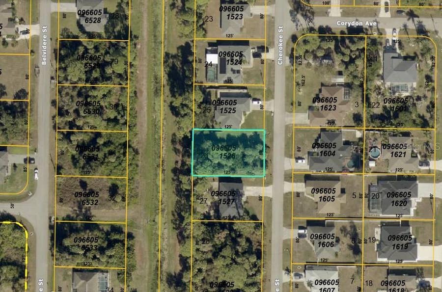 Property photo for Lot 26 CHEROKEE STREET, North Port, FL