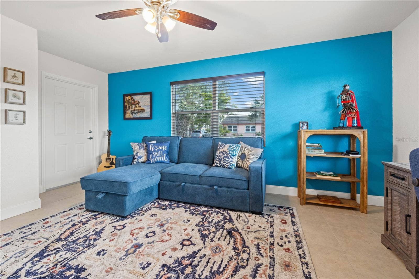7035 DUKE STREET, Englewood, FL 34224 The third bedroom is off the living room It also has it's own private entry to the outside lanai. It has a walk-in closet.