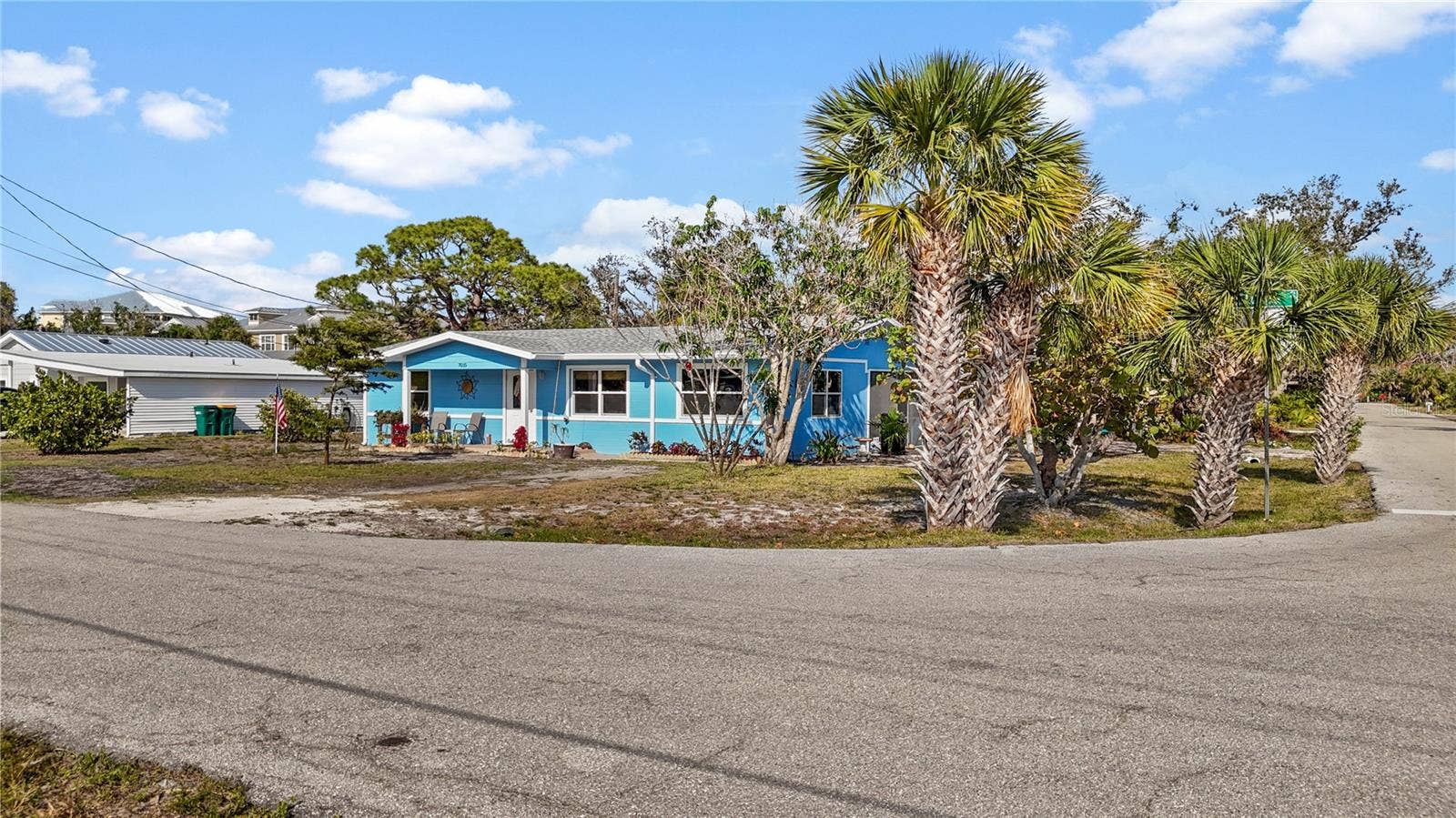 7035 DUKE STREET, Englewood, FL 34224 This home is on a corner lot, and there is plenty of room for parking.