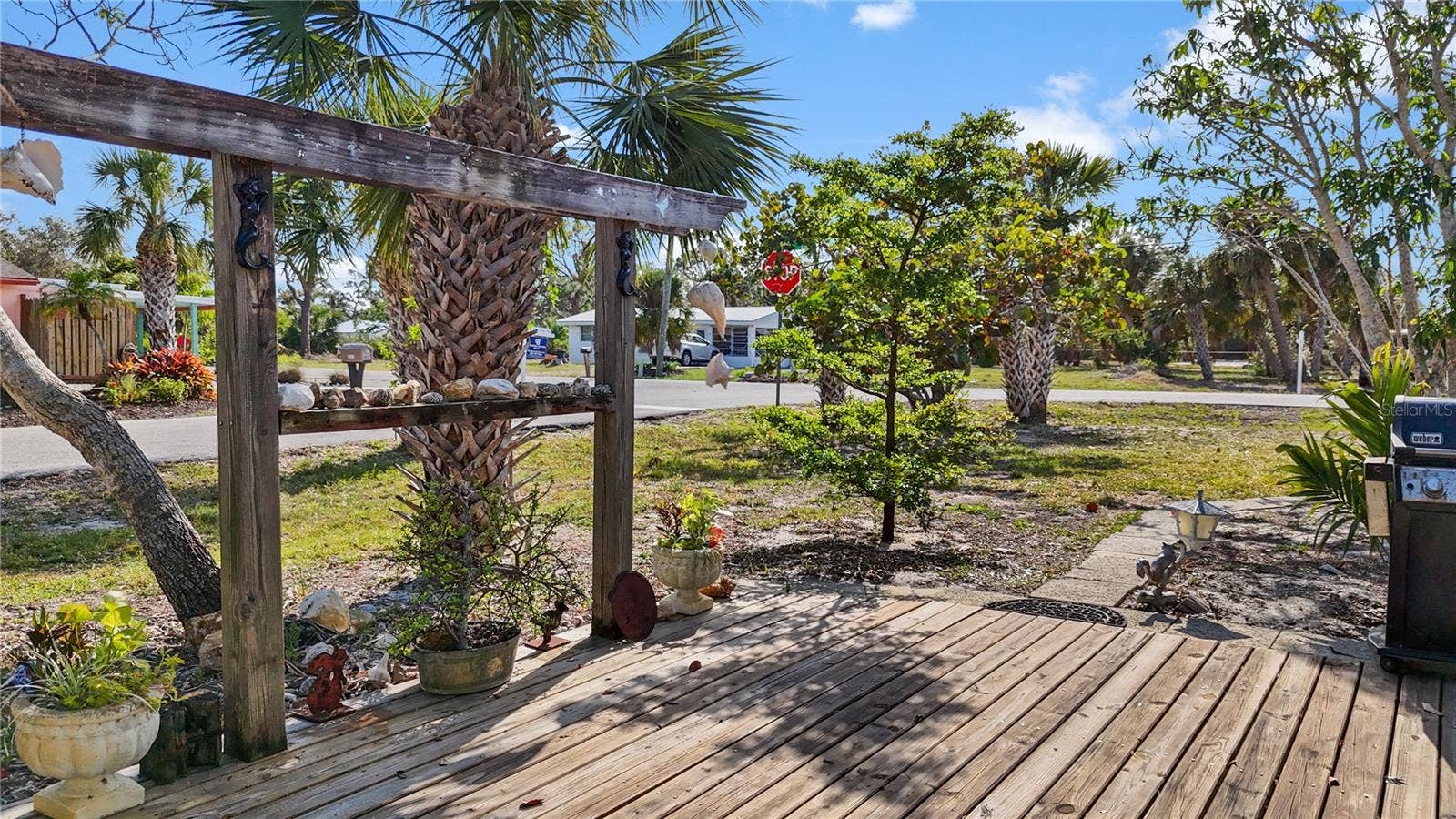 7035 DUKE STREET, Englewood, FL 34224 Another view of the outside deck.