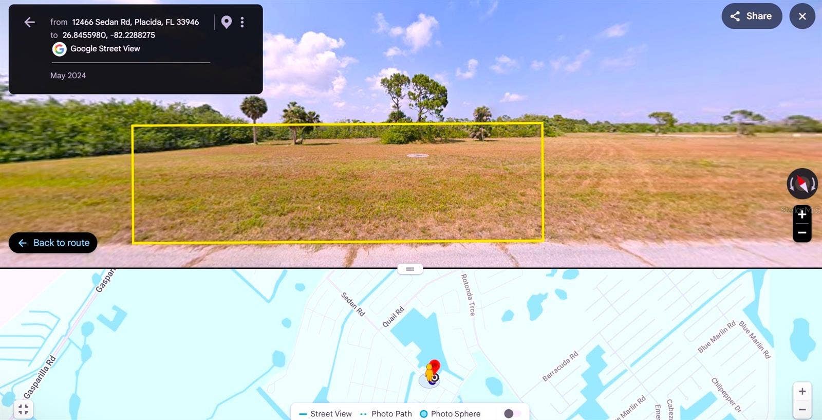 12466 SEDAN ROAD, Placida, FL 33946 12466 SEDAN ROAD, Placida, FL 33946