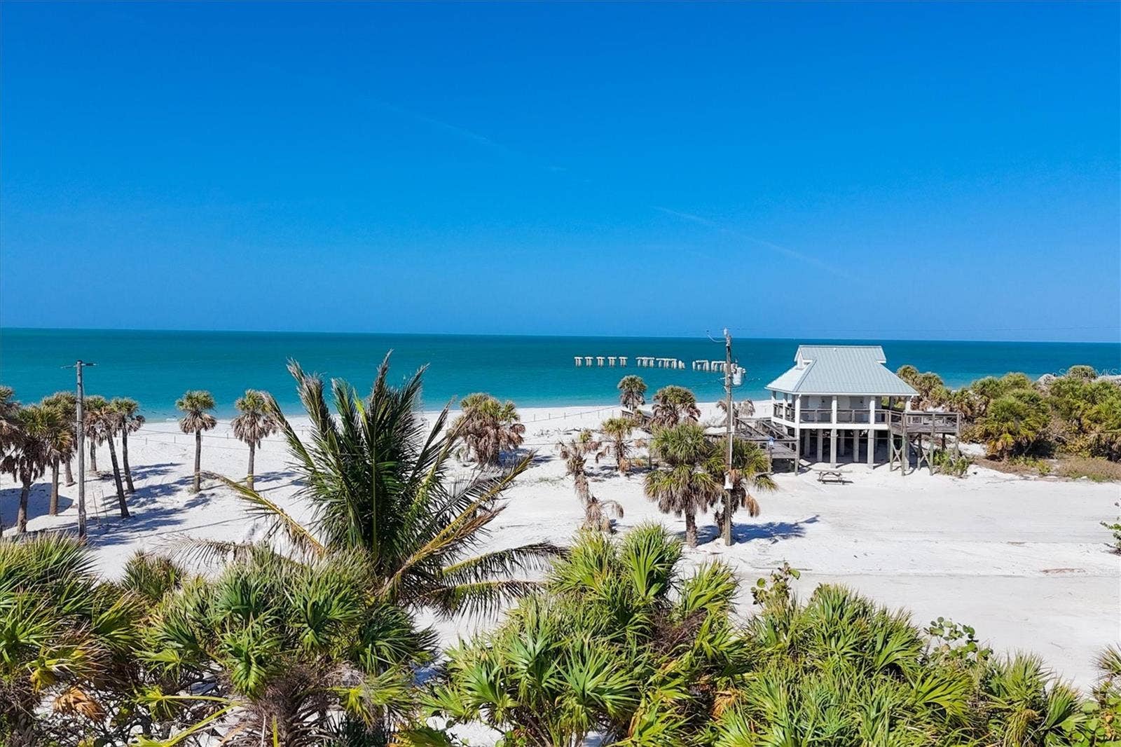 862 GRANDE PASS WAY, Boca Grande, FL 33921 View from Lot 4 (rear of home/pool area would face West).