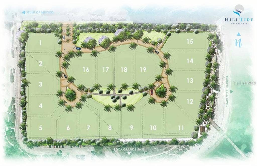 862 GRANDE PASS WAY, Boca Grande, FL 33921 Site Plan - Hill Tide Estates