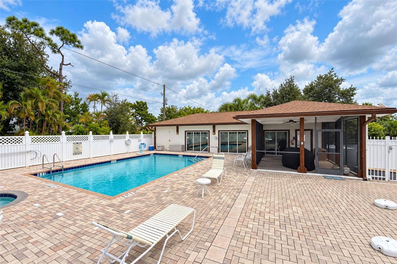 clubhouse and swimming pool