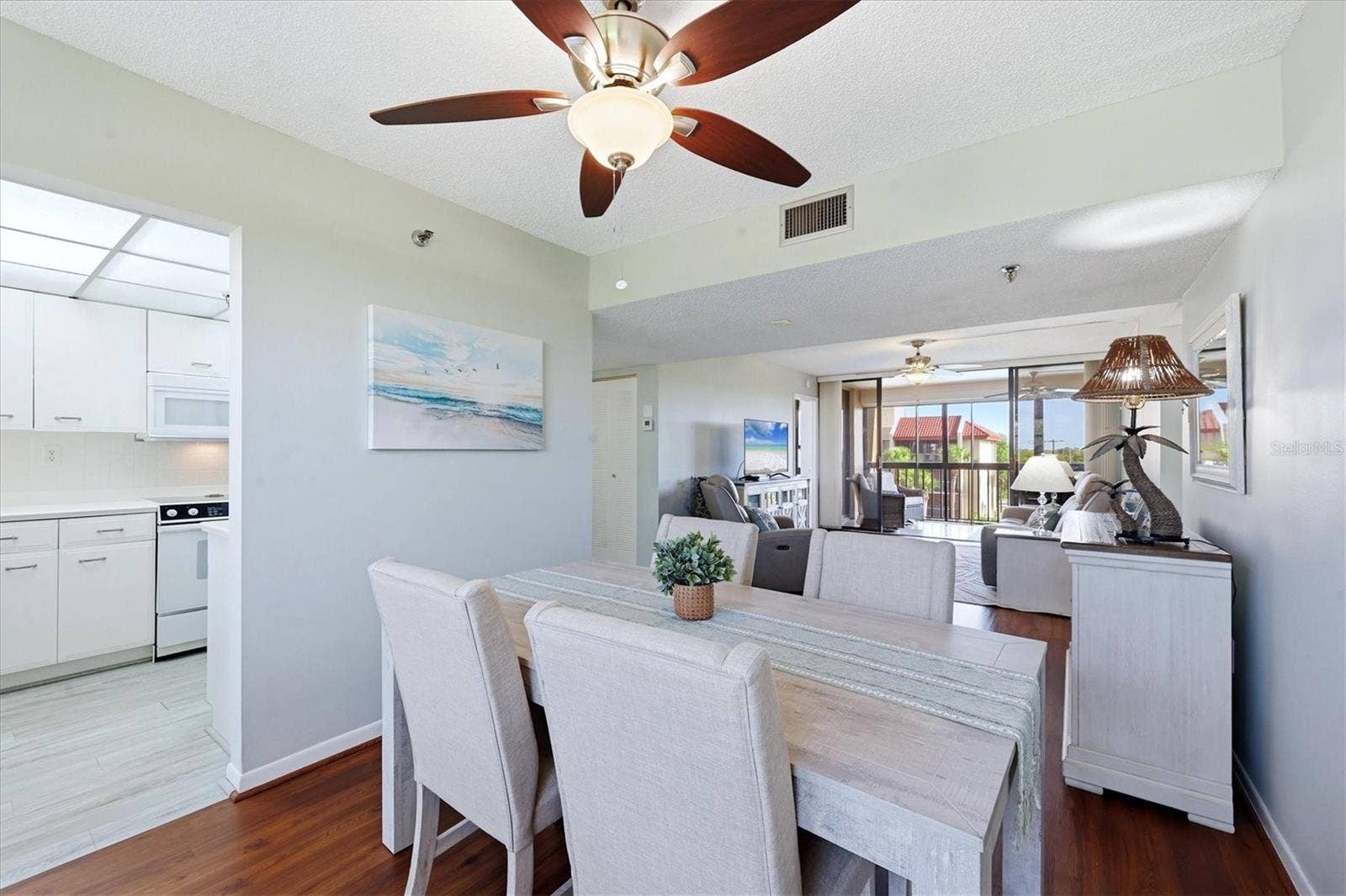 Dining Room with sight of the kitchen