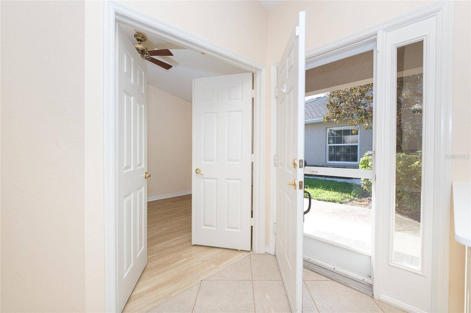 4057 FAIRWAY DRIVE, North Port, FL 34287 Double doors to Bedroom 3