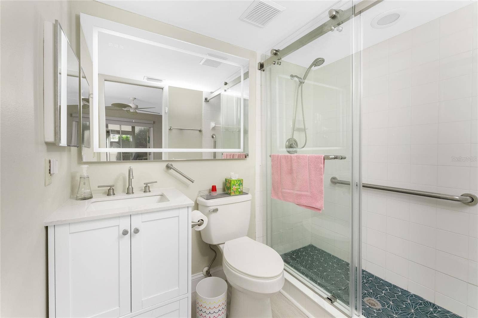 6600 GASPARILLA PINES BOULEVARD, #14-103, Englewood, FL 34224 Primary Bath is nicely updated!