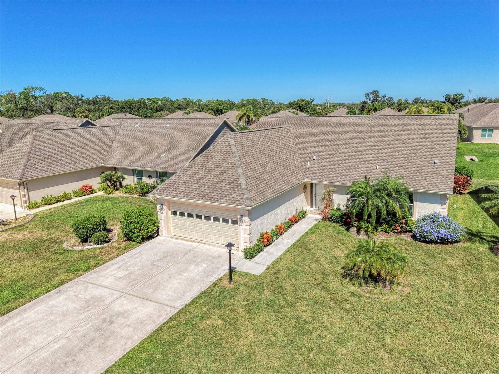 238 PARK FOREST BOULEVARD, #146, Englewood, FL 34223 Mature Landscaping