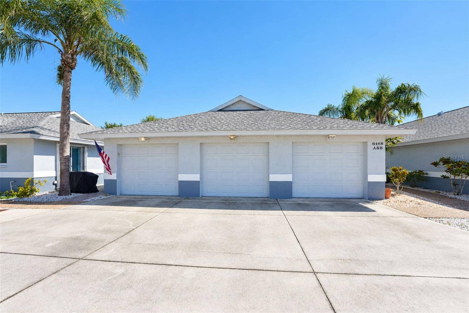 6468 HAMLET DRIVE, #B, Englewood, FL 34224 Your assigned parking and garage area.
