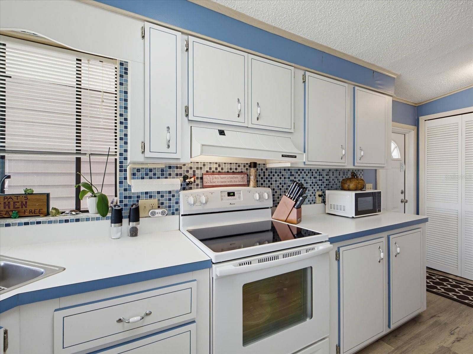 KITCHEN HAS TONS OF CABINET SPACE.