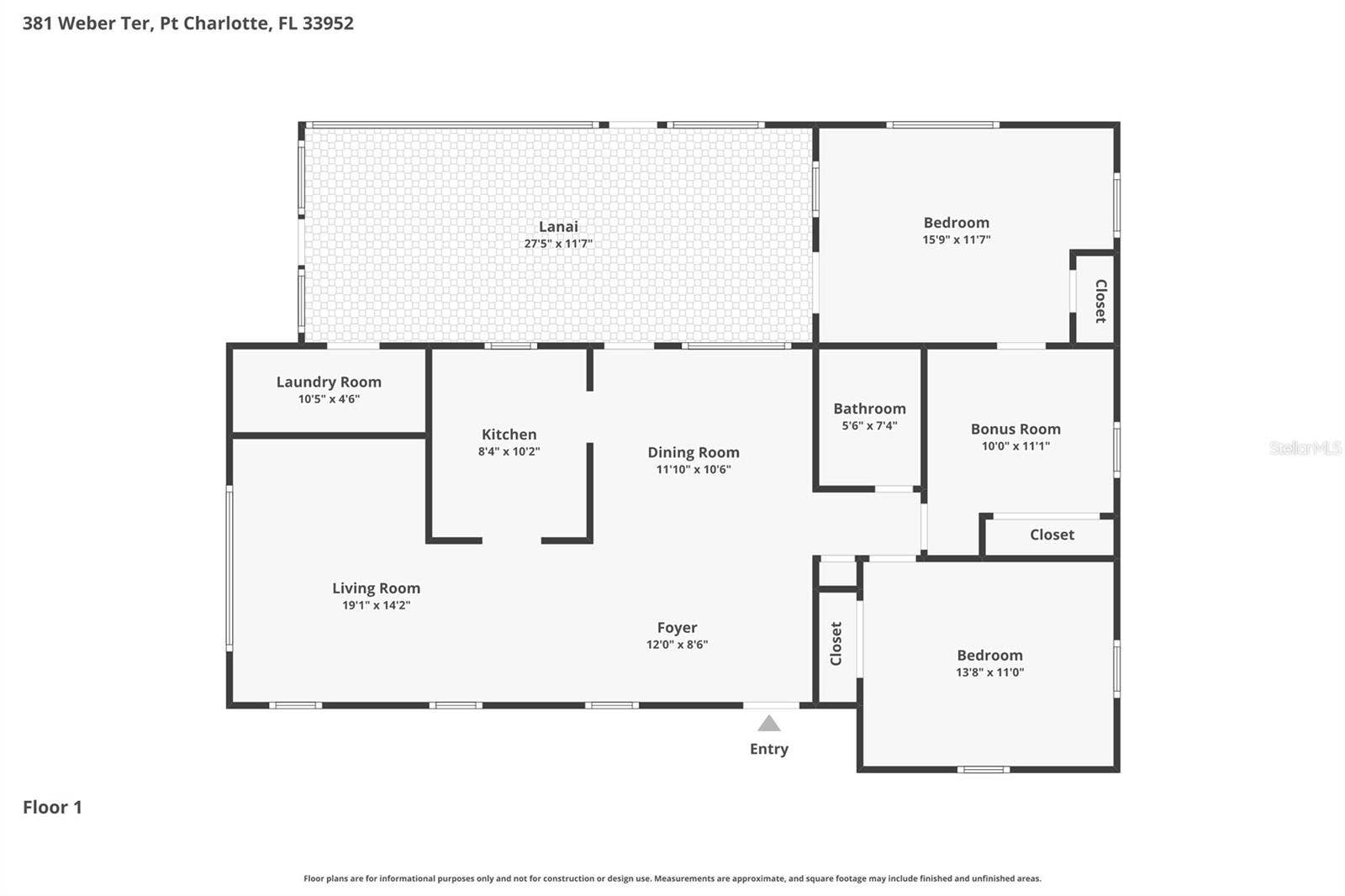 381 WEBER TERRACE, Port Charlotte, FL 33952 381 WEBER TERRACE, Port Charlotte, FL 33952