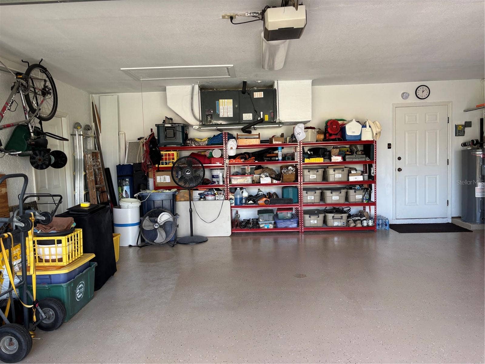 Garage another viewShelves stay