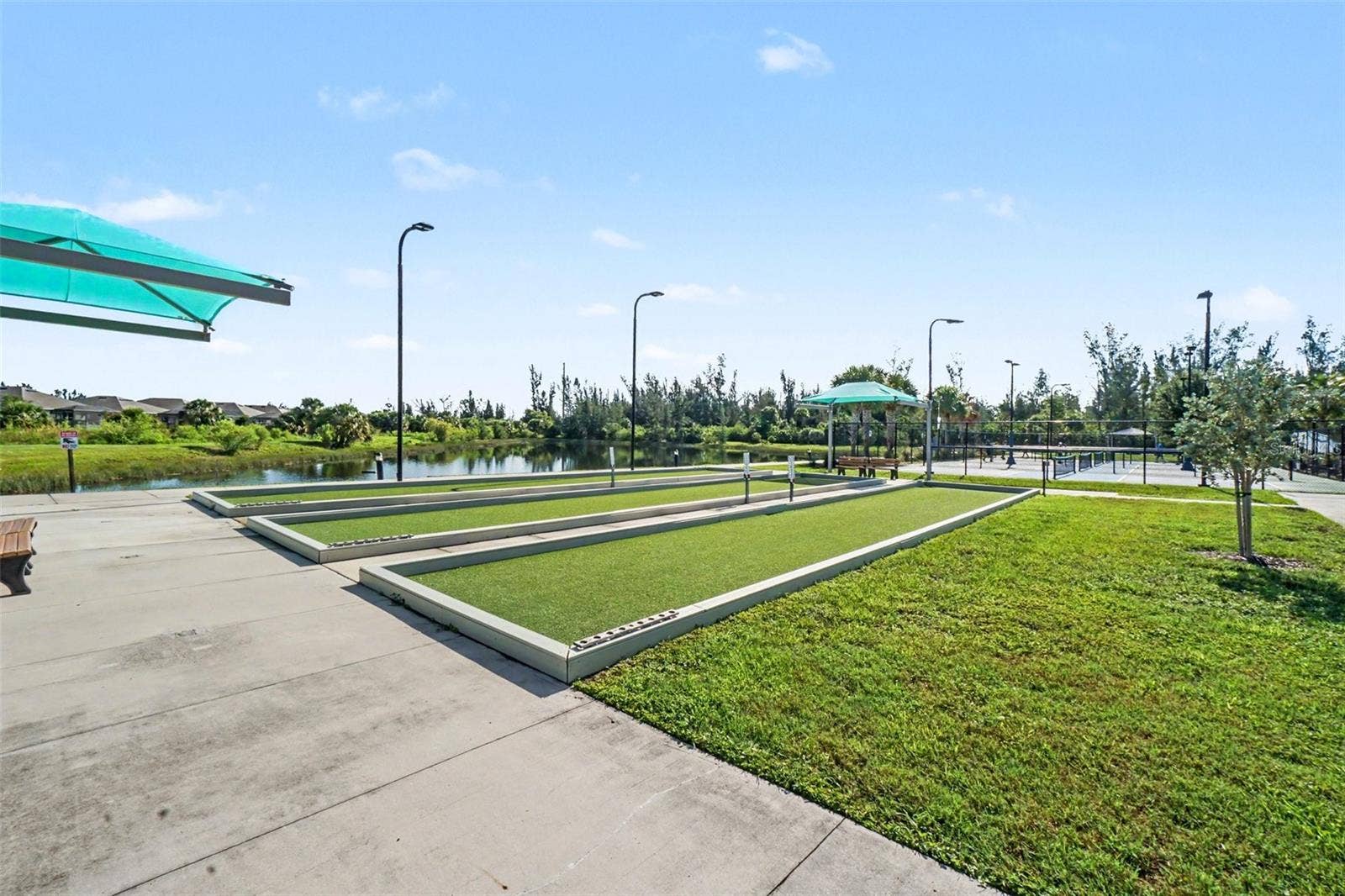 Amenities Center Bocci Ball Court