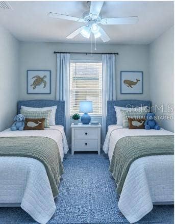 Virtually Staged Fourth Bedroom