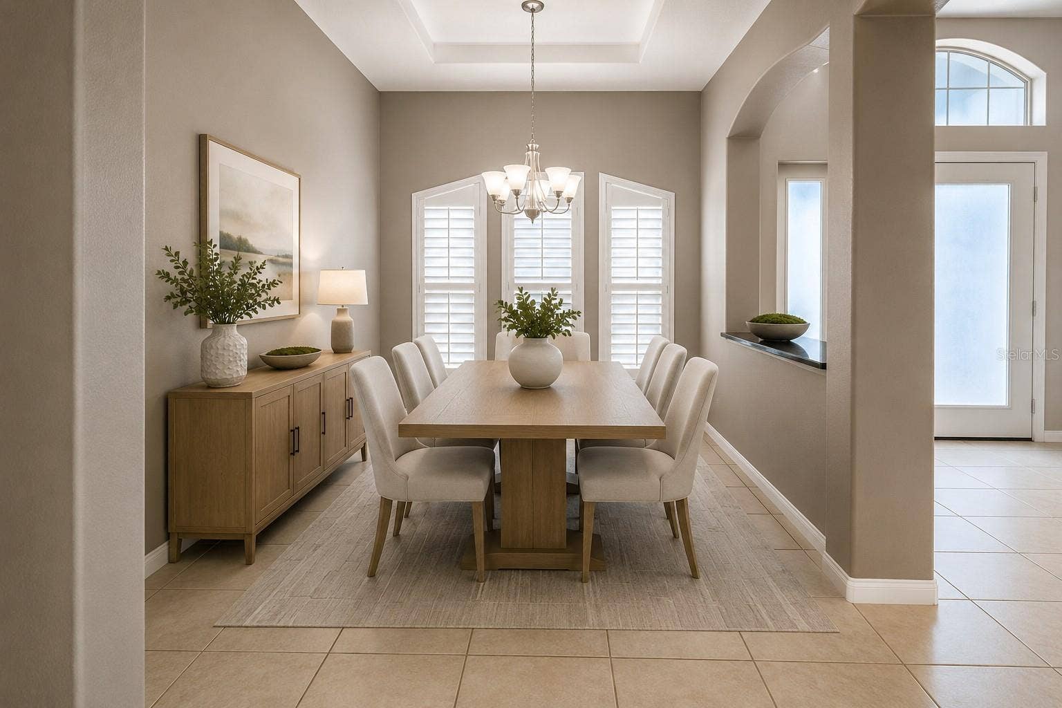 9 BUNKER TERRACE, Rotonda West, FL 33947 Dining Room Staged