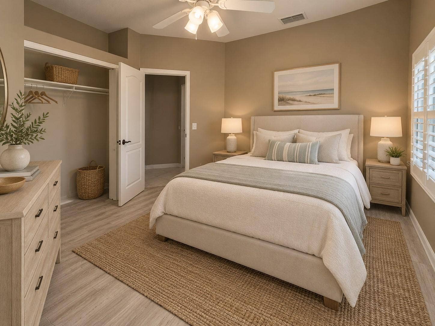 9 BUNKER TERRACE, Rotonda West, FL 33947 Bedroom 3 Staged