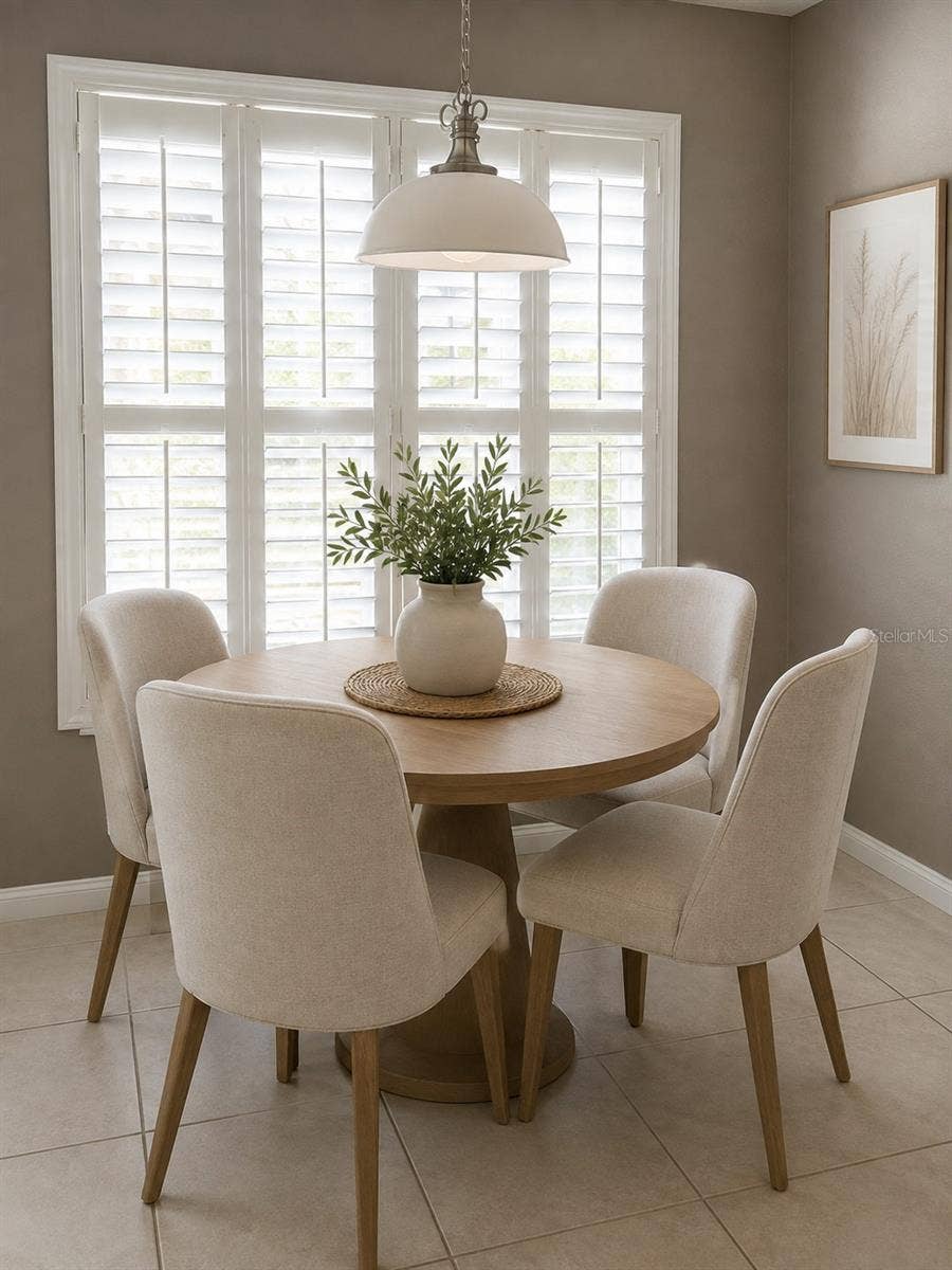 9 BUNKER TERRACE, Rotonda West, FL 33947 Breakfast Nook Staged