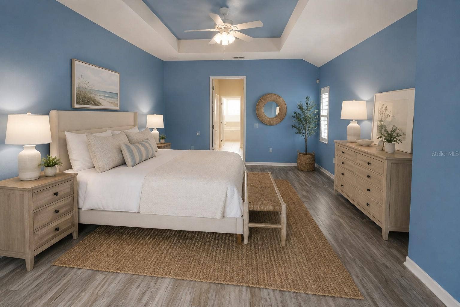 9 BUNKER TERRACE, Rotonda West, FL 33947 Primary Bedroom Staged