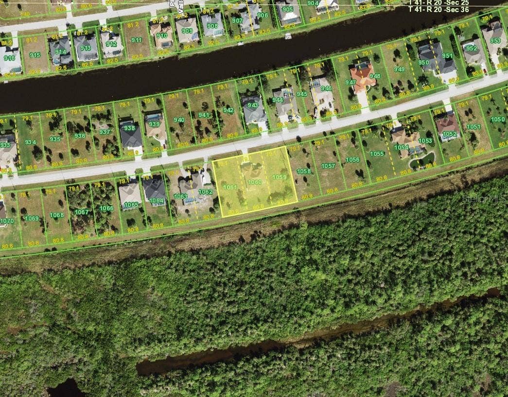 County map of lot