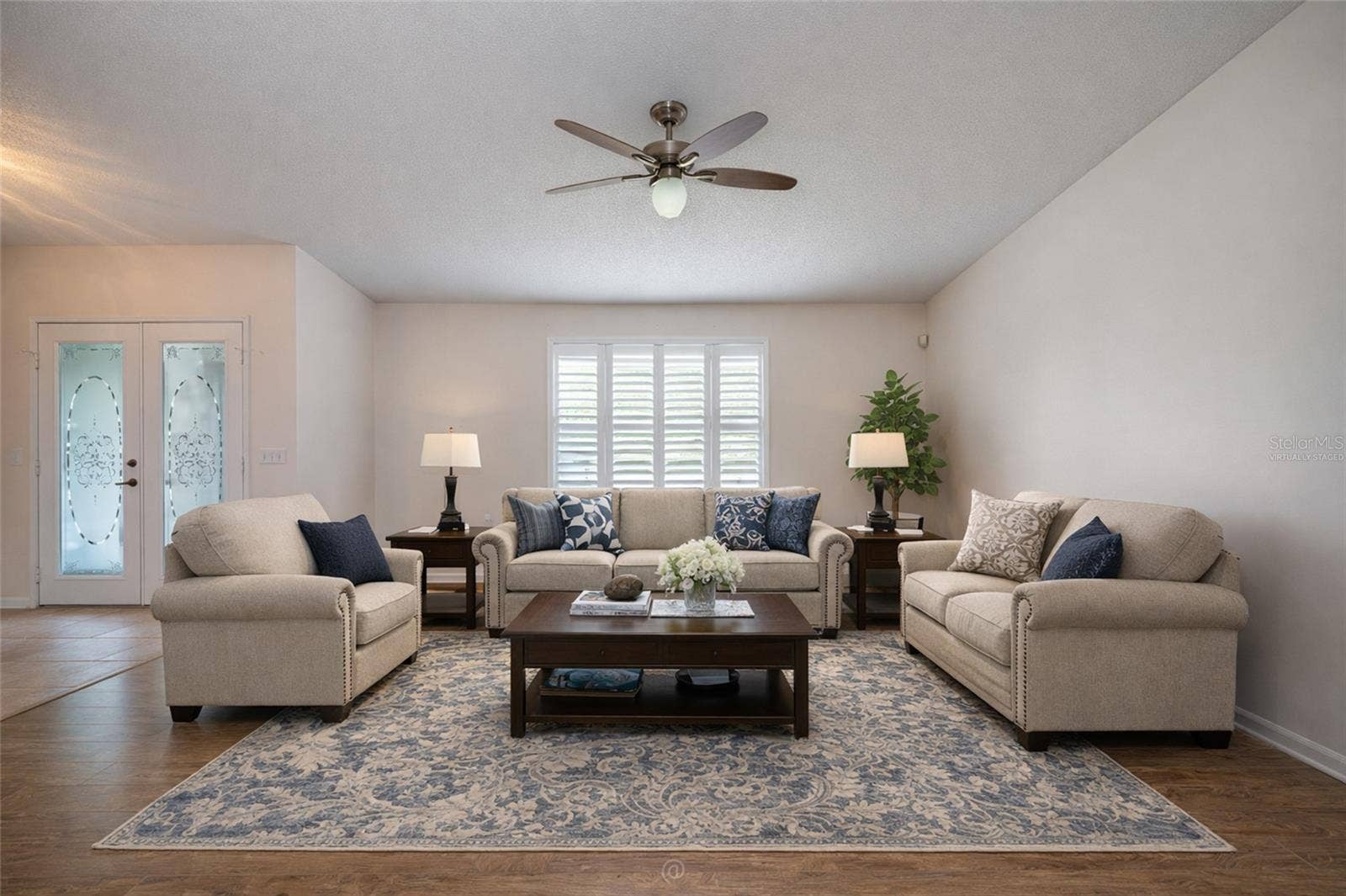 Living Room - virtually staged