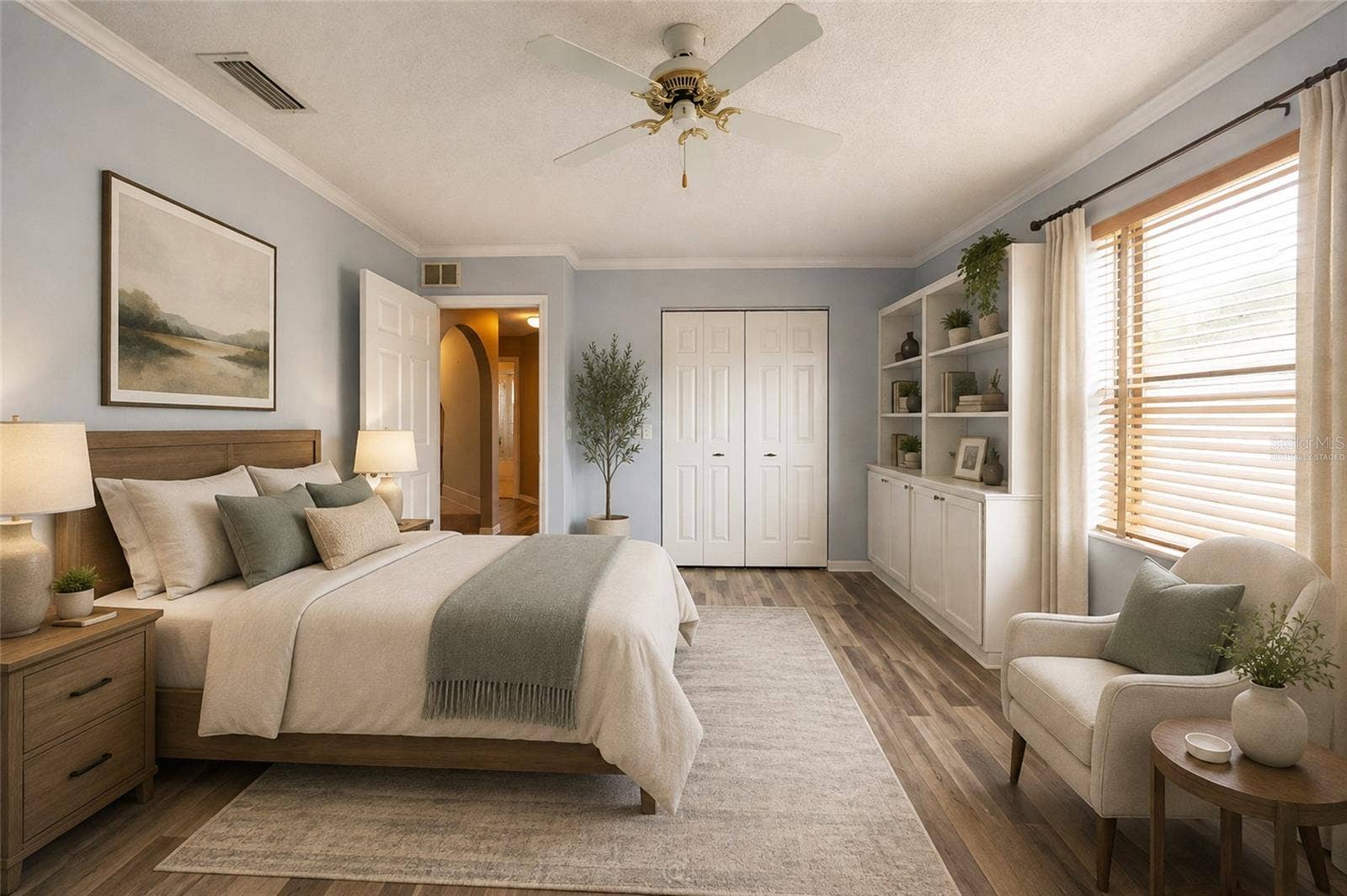 Bedroom 2 - virtually staged