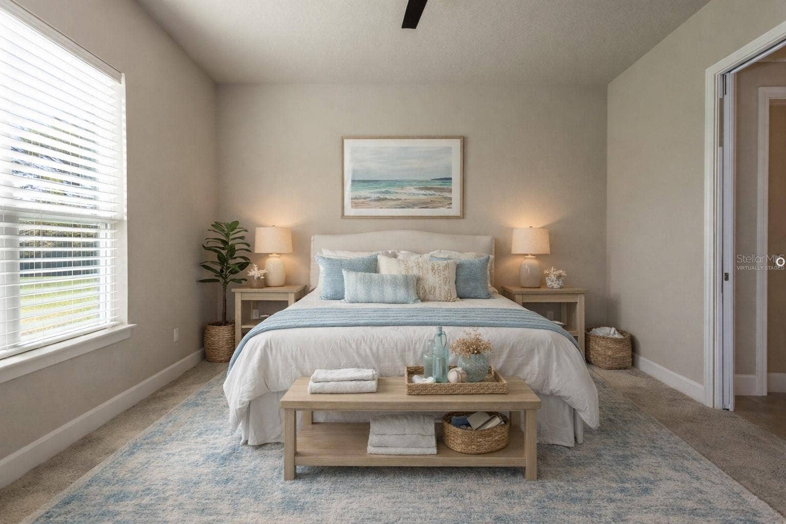 3 NEWHAVEN LANE, Ormond Beach, FL 32174 VIRTUALLY STAGED PRIMARY BEDROOM