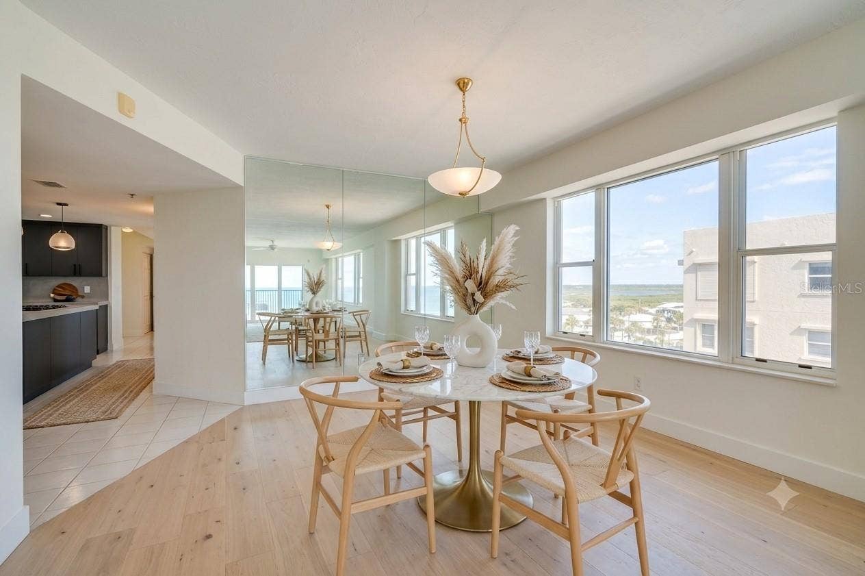 4535 S ATLANTIC AVENUE, #2701, Port Orange, FL 32127 AI Generated Dining Room