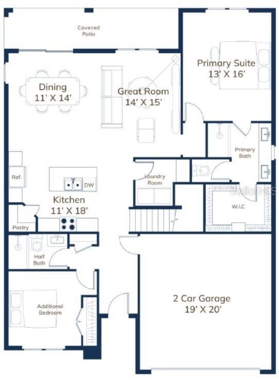 1ST FLOOR FLOORPLAN