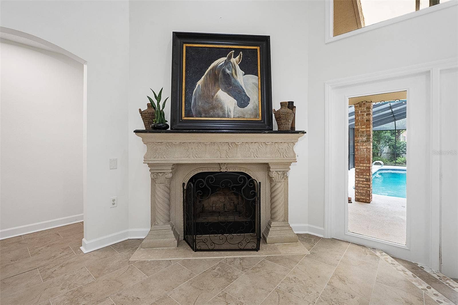 1 CROOKED BRIDGE WAY, Ormond Beach, FL 32174 Fireplace