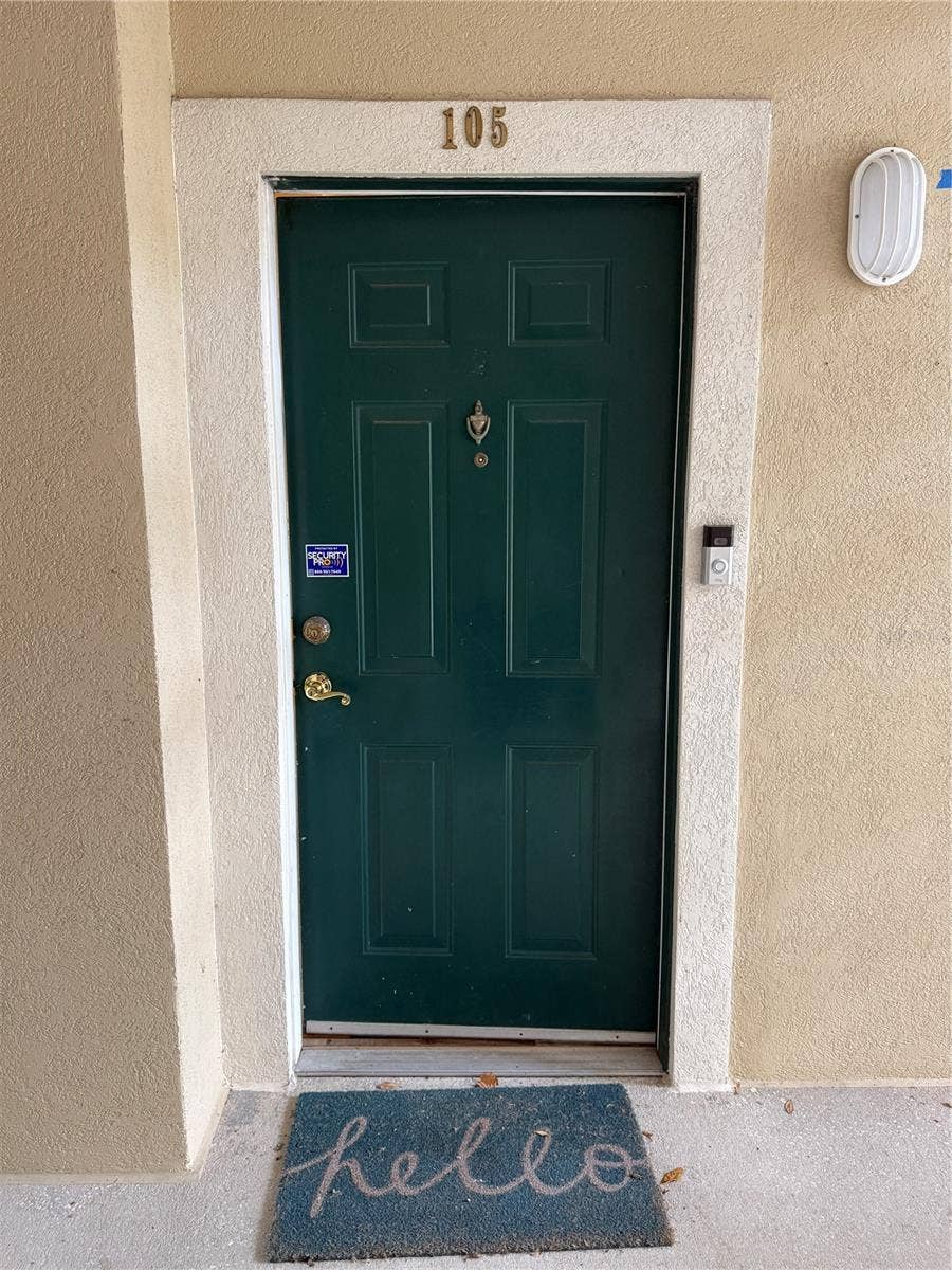 830 AIRPORT ROAD, #105, Port Orange, FL 32128 Front door