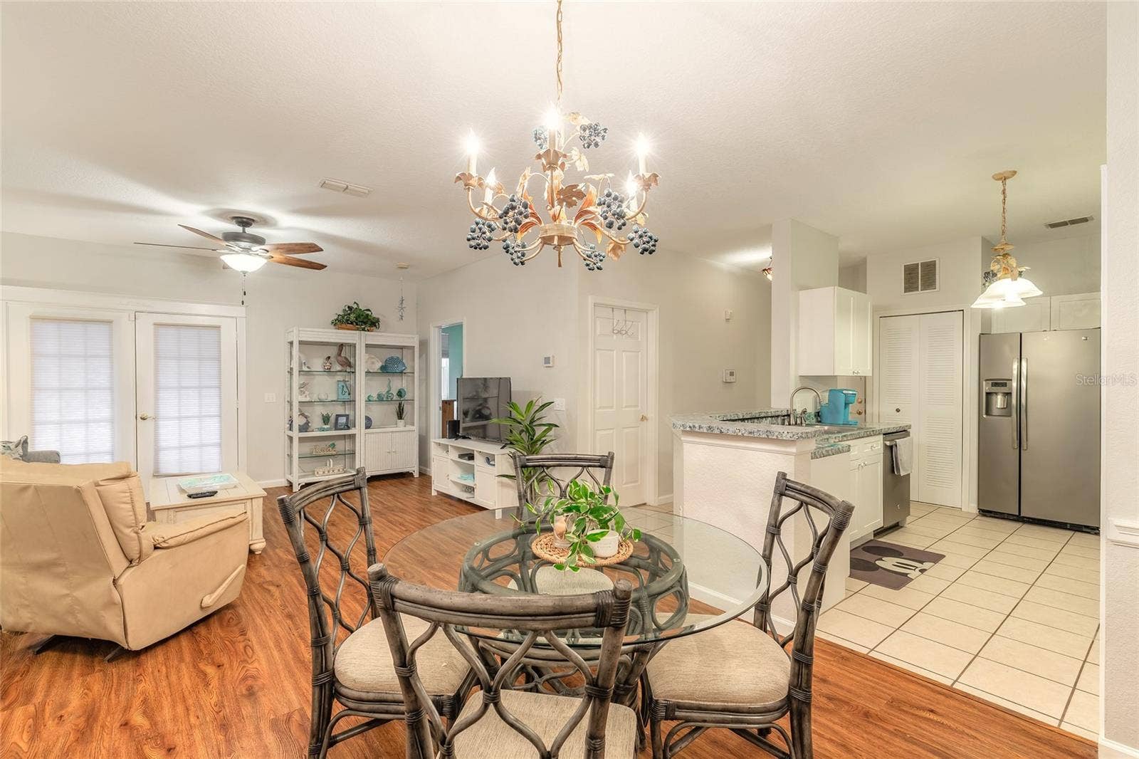 830 AIRPORT ROAD, #105, Port Orange, FL 32128 Dining area and open kitchen